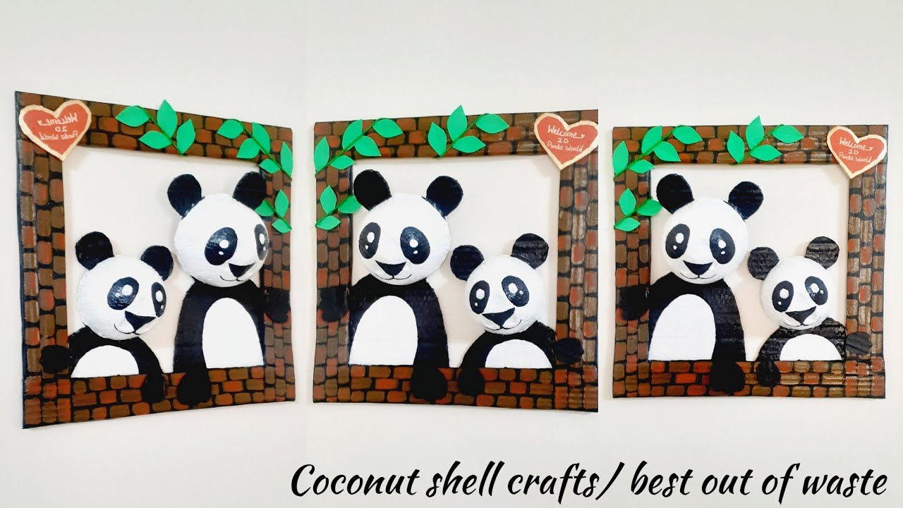 DIY Coconut Shell Crafts Ideas For Home Decoration | Best out of waste | Easy craft ideas | Crafts |