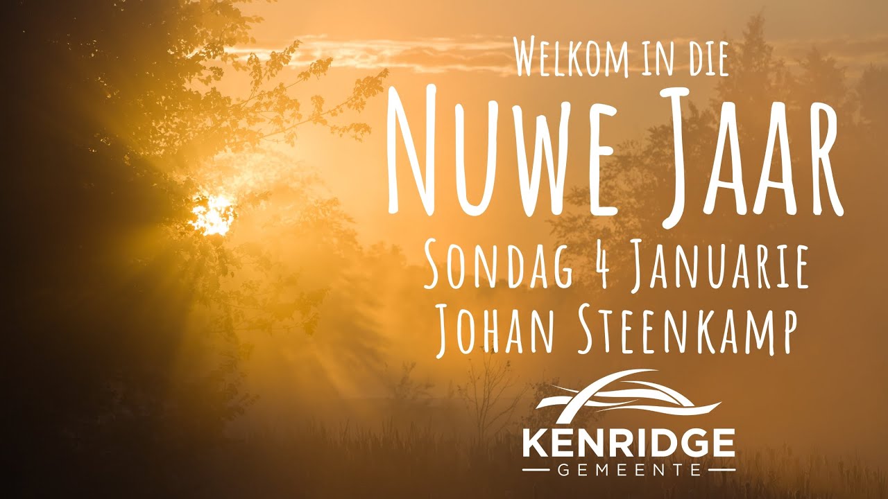 Kenridge Gemeente Erediens - 4 Januarie 2026