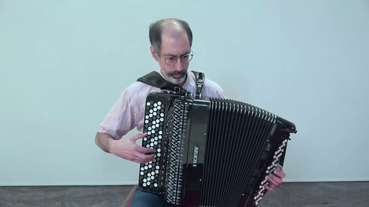 Bach - Der Tag, der ist so freudenreich (BWV 605) on the accordion