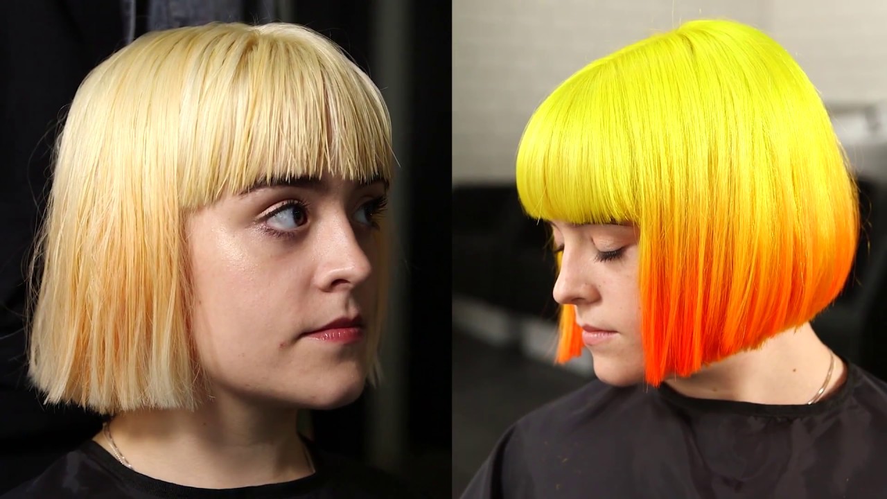 Achieving the ultimate Color Melt using Manic Panic Professional Semi Permanent Hair Dye