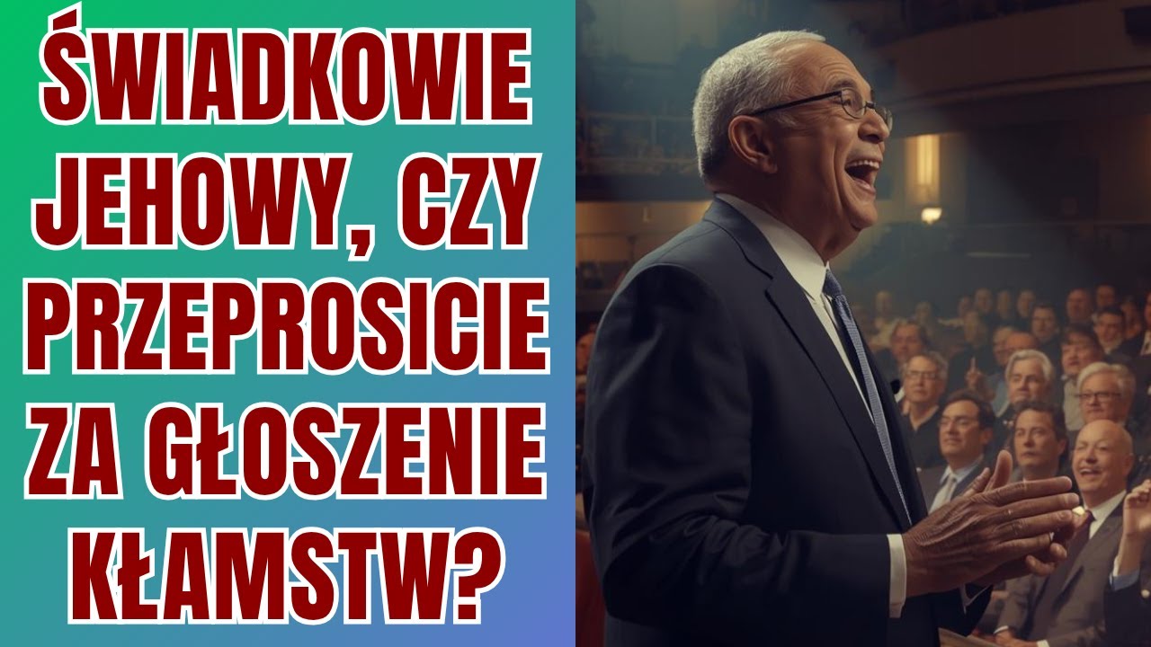 NOWE ŚWIATŁO Świadk&oacute;w JEHOWY potwierdzone. Świadkowie Jehowy - dlaczego OKŁAMYWALIŚCIE ludzi?