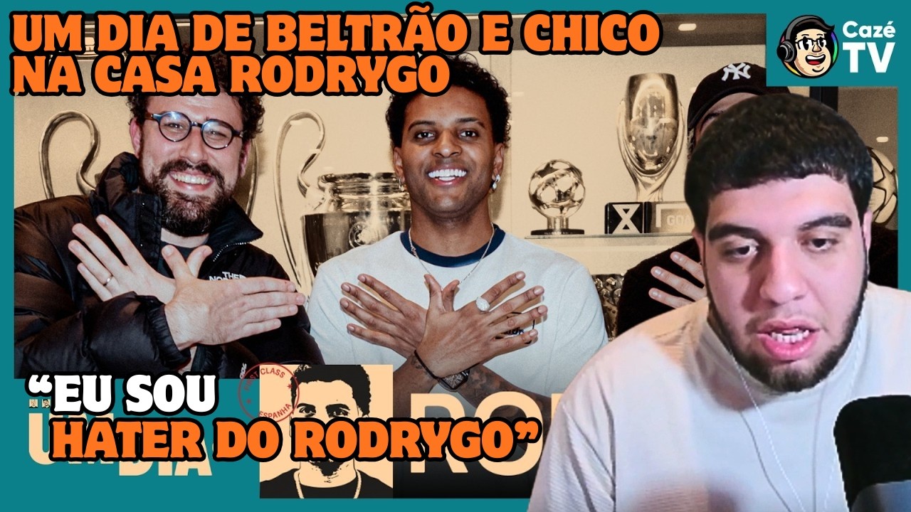 BELTRÃO E CHICO MOEDAS NA CASA DO RODRYGO! React CazeTV