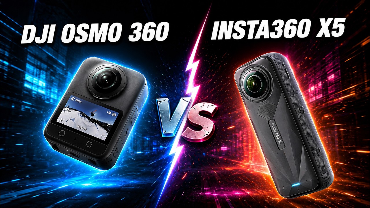 DUEL EPIC DJI OSMO 360 vs INSTA360 X5! PERBANDINGAN DUA KAMERA 360 TERBARU - INDONESIA