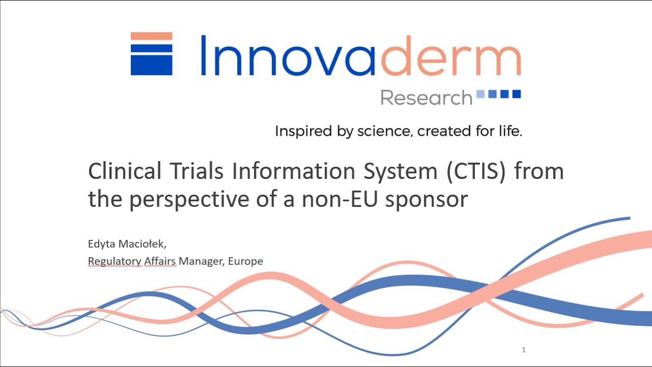 Clinical Trials Information System (CTIS) - Webinar