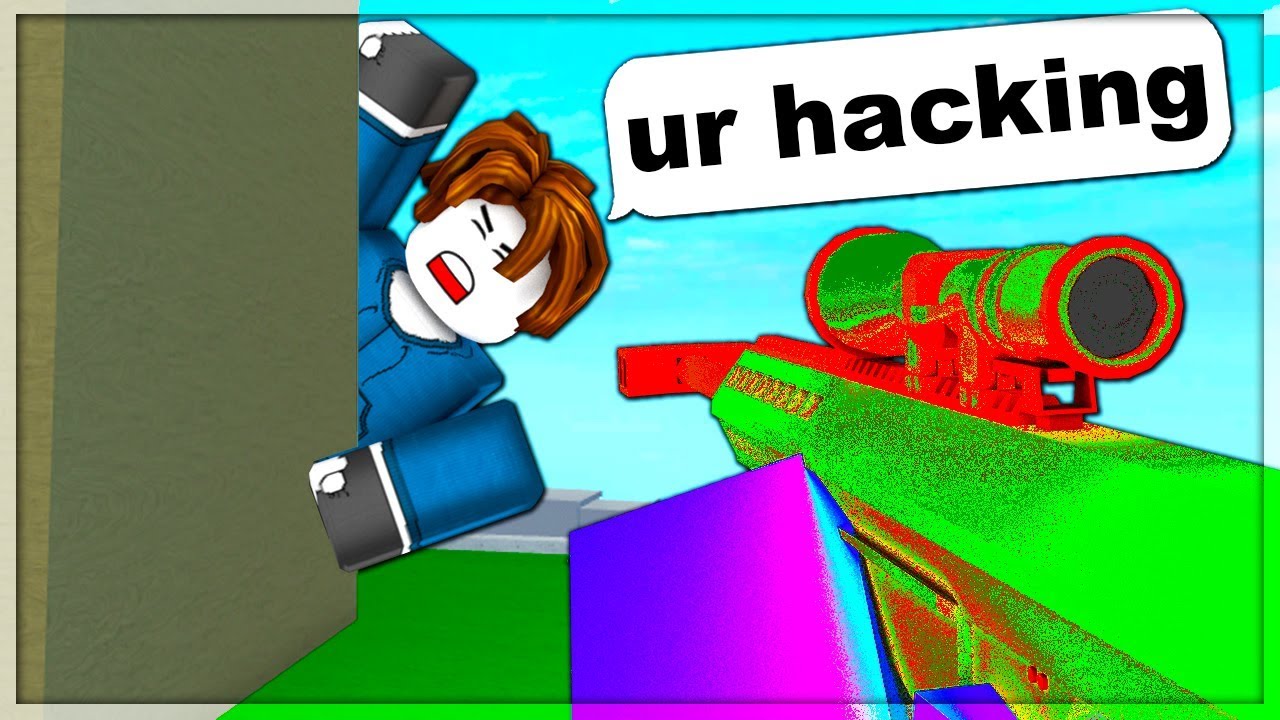 I HACKED IN ARSENAL? (ROBLOX)