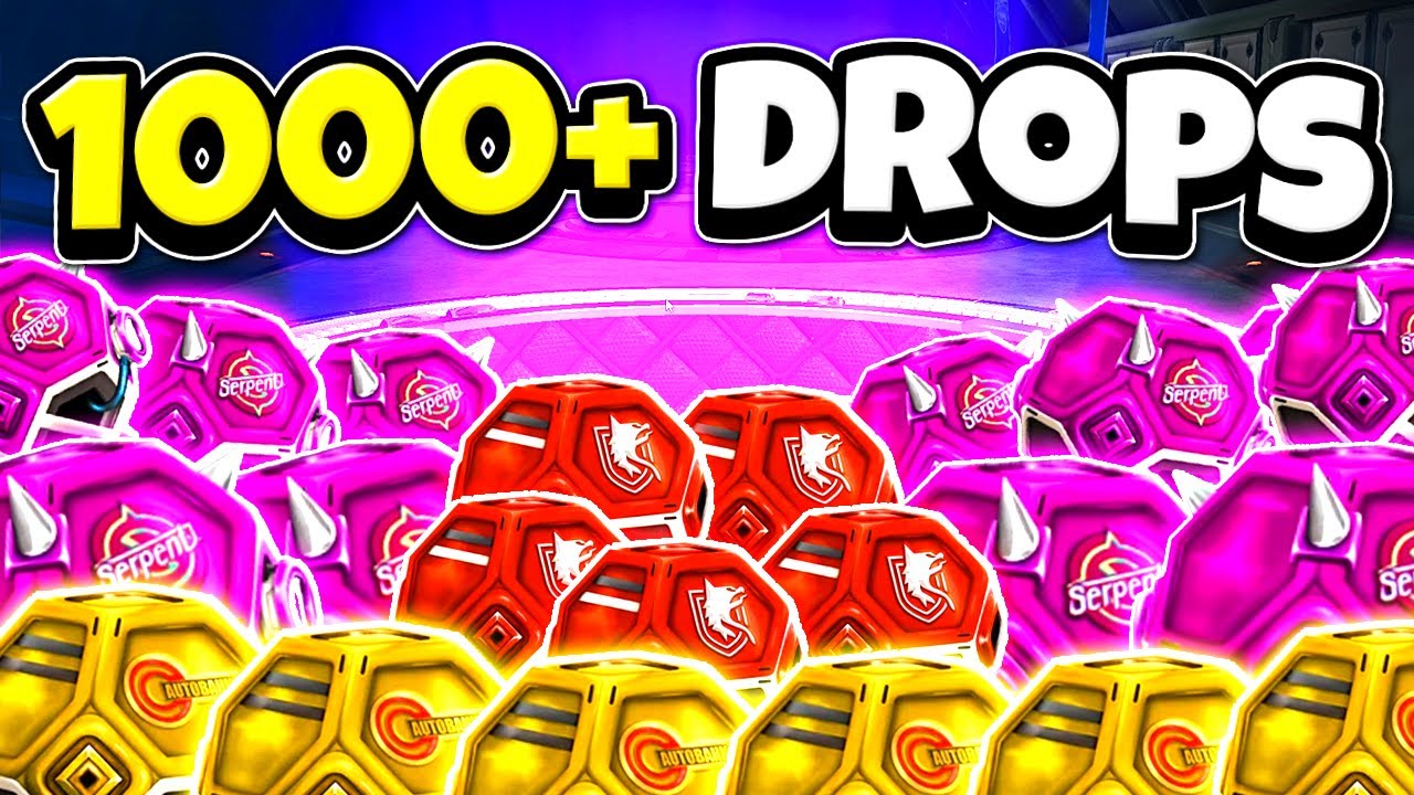 The BIGGEST DROP OPENING you will ever see... (Rocket League 1000+ Drop Opening)