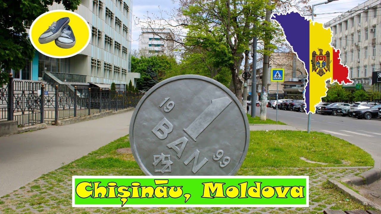 🇲🇩Chisinau Walking Tour | From One Ban Monument to 🍬🍭 Confectionery 🏭 Bucuria