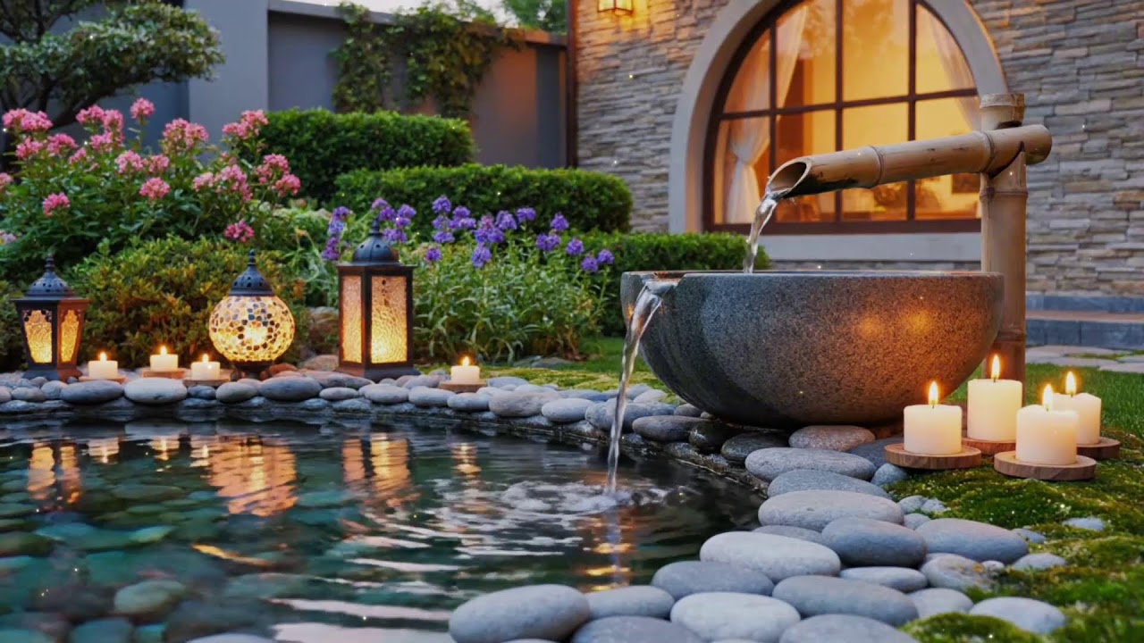 Soothing Piano with Gentle Water Sounds 🌿 Relax the Mind, Lift the Spirit