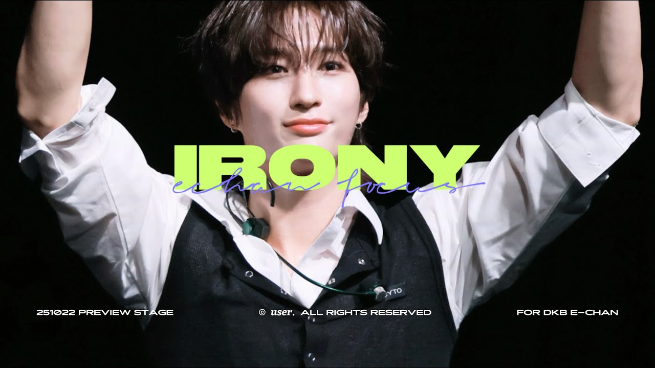 [4K] 251022 DKB [Emotion] Preview Stage - Irony 아이러니 다크비 이찬 E-CHAN 직캠