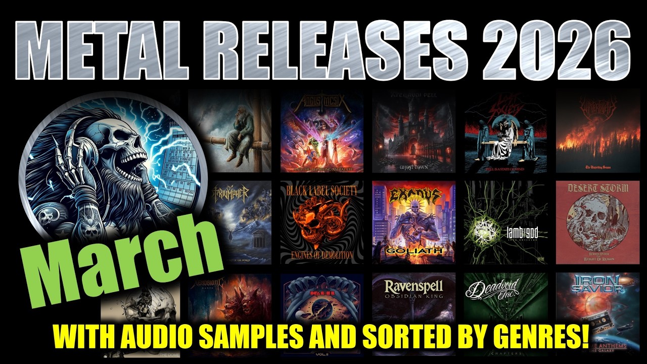 New Metal Albums March 2026 - Preview of Upcoming Metal releases March 2026 #newmetal