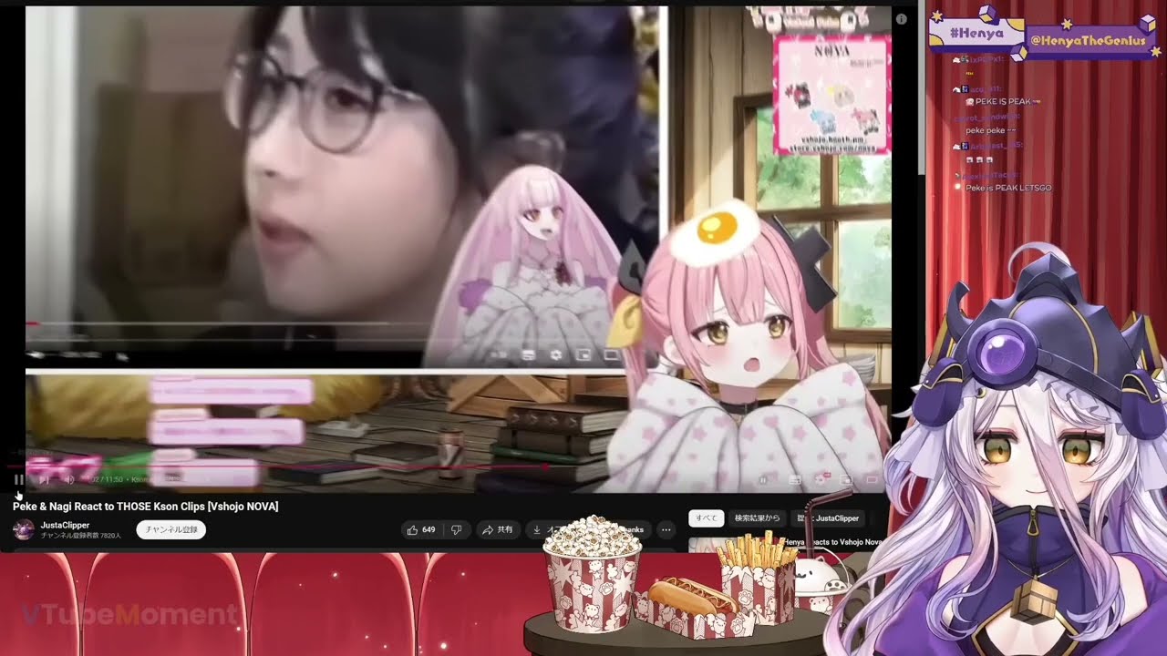 Henya react to Amalee's accurate impression of Henya [AmaLee | VShojo]