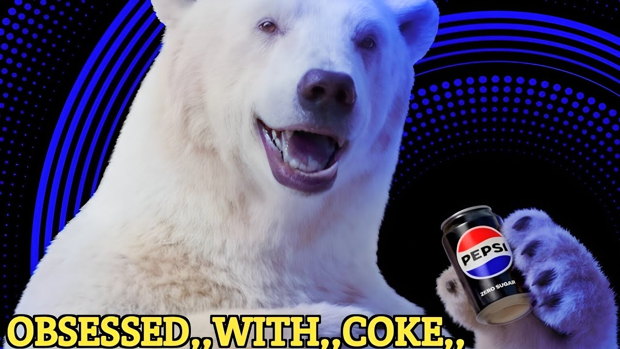 This Polar Bear Is Obsessed With Coca-Cola