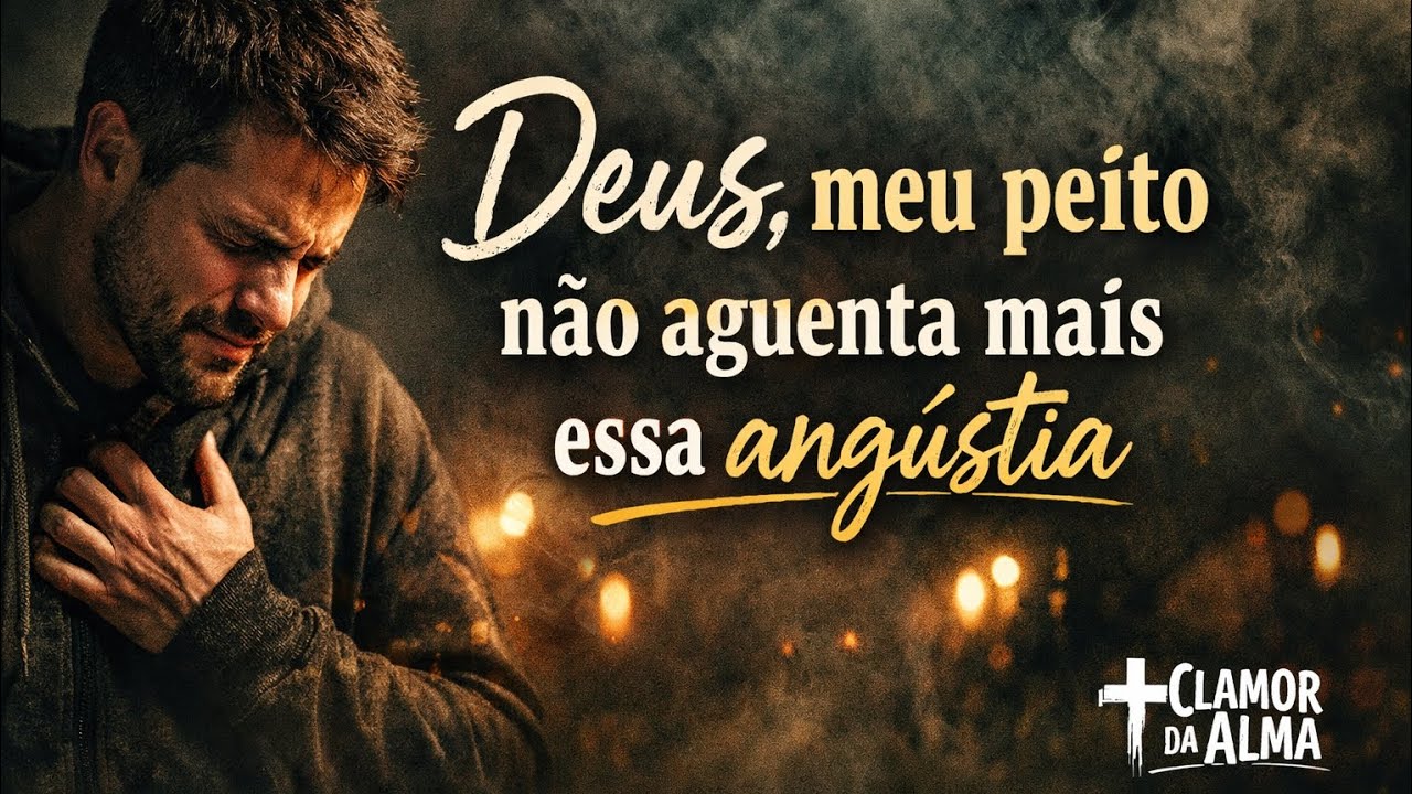 Deus, Meu Peito Não  Aguenta Mais Essa Angústia” | Oração poderosa 