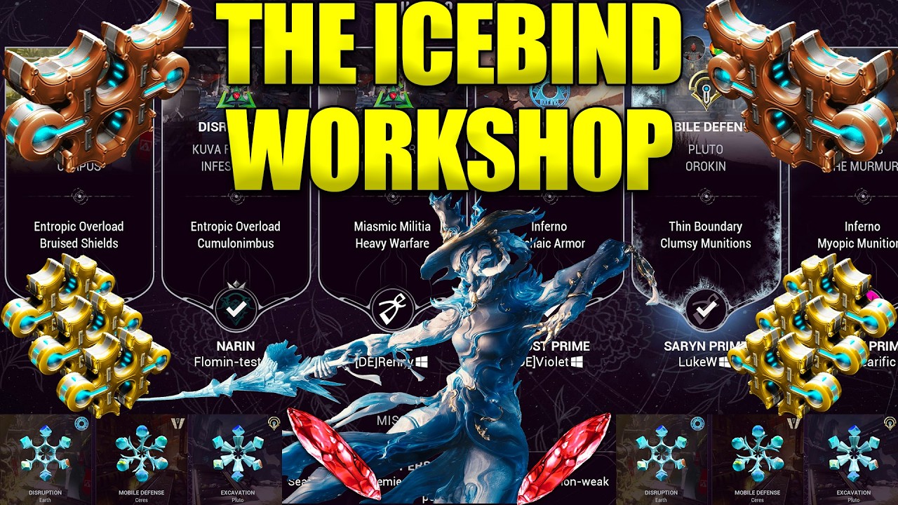 Warframe: Мастерская Icebind! Новости о добыче и геймплее!