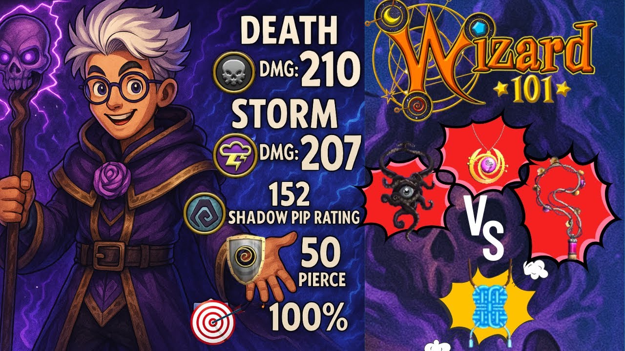 Death & Storm Dual School Gear Set [Wizard101] (2025)