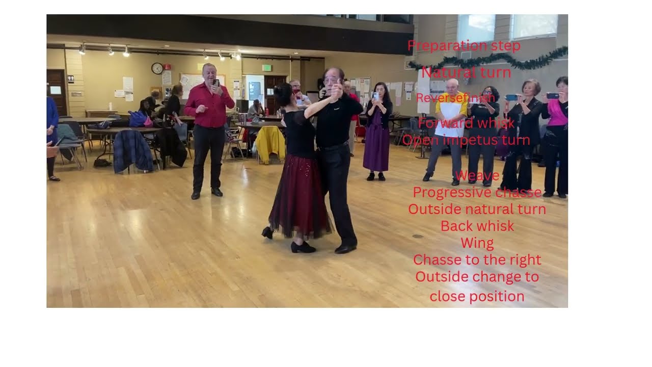 TGA Santa Clara Senior Center Tuesday, Dance is good. International Waltz