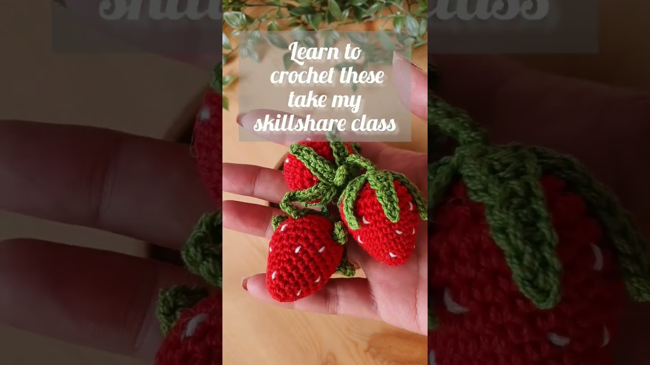 How To Crochet Strawberry Plush Amigurumi