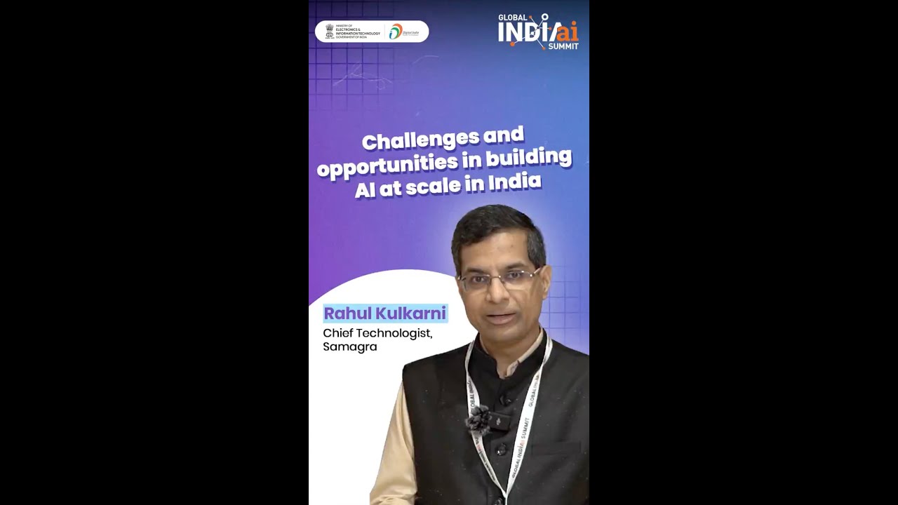 Challenges and opportunities in building AI at scale in India!
