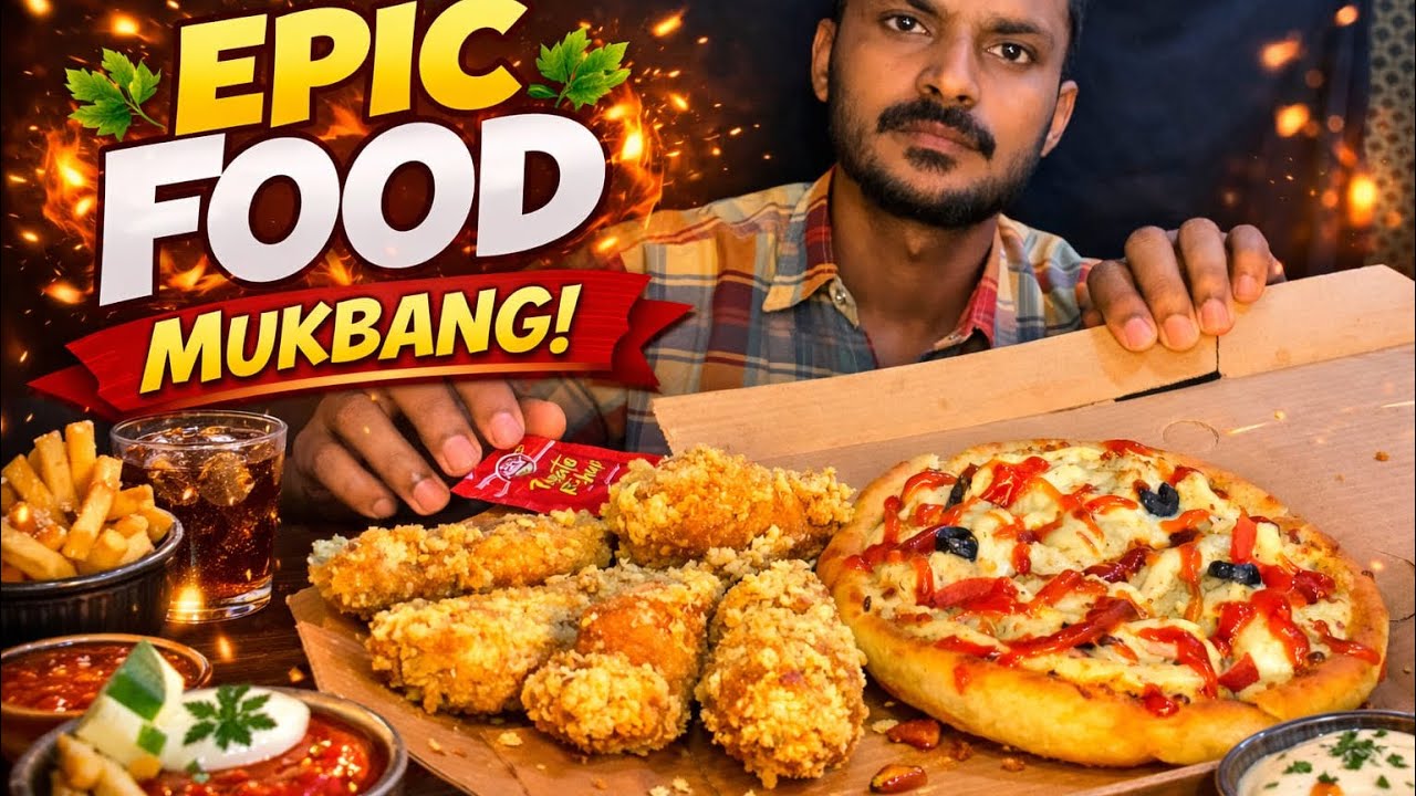 Mukbang ASMR 🔥 Crispy Pizza & Hot Wings with Maxx Snacks | Eating Sounds | Crunchy_cravingsasmr