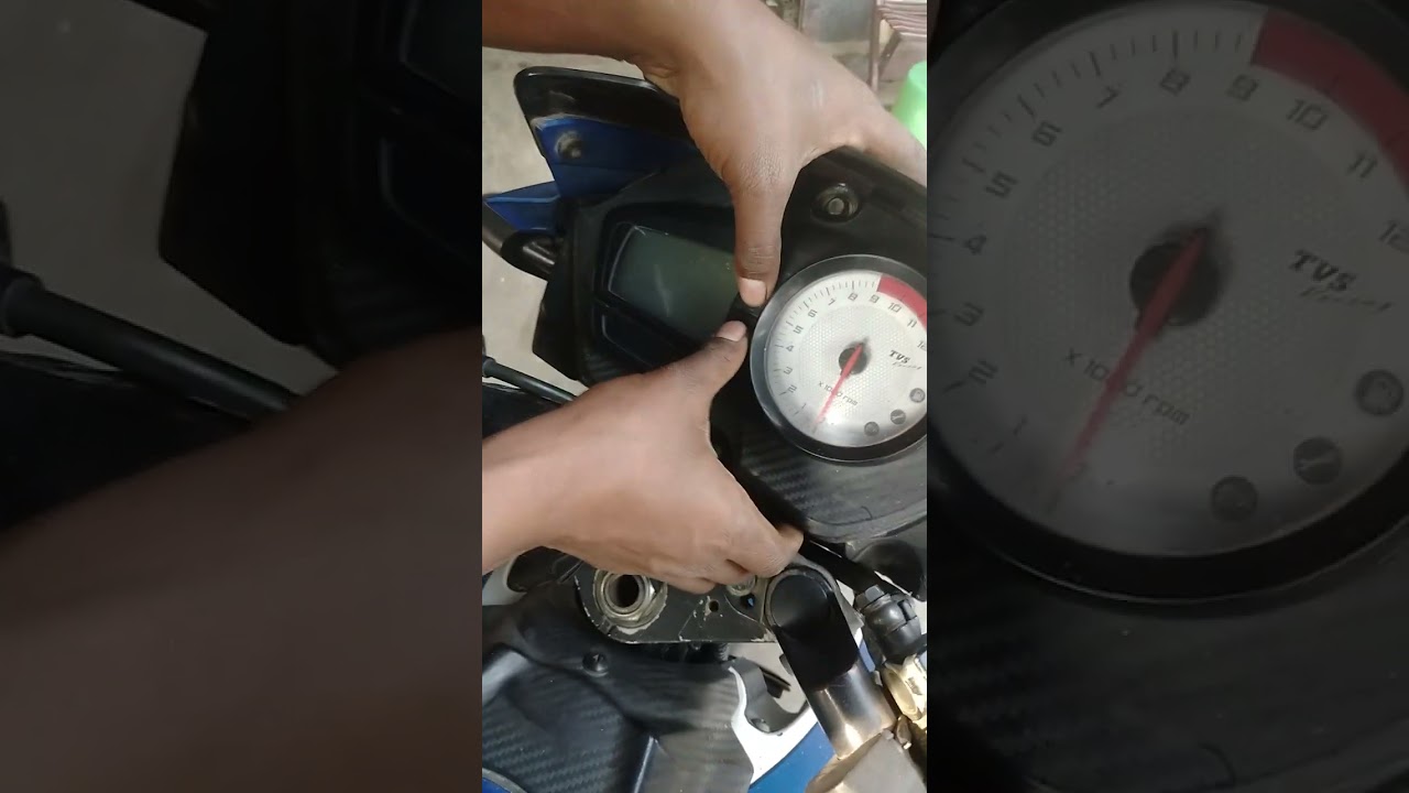 Apache RTR digital metre setting reset #youtubeshorts #viralvideo 🏍️🏍️🏍️🇧🇩