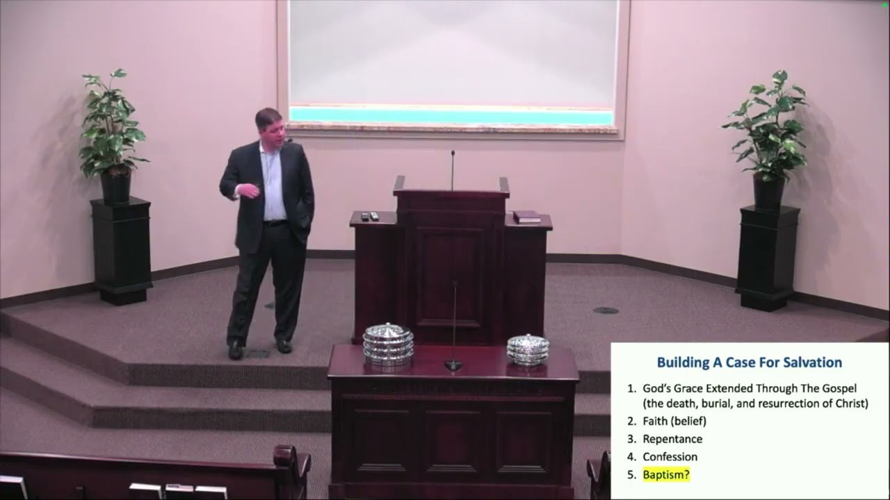 Brad Benoit - The Case For Baptism
