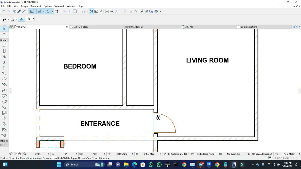 ArchiCAD Doors Tutorial | How to Add & Customize Doors (Building Components – Module 5)