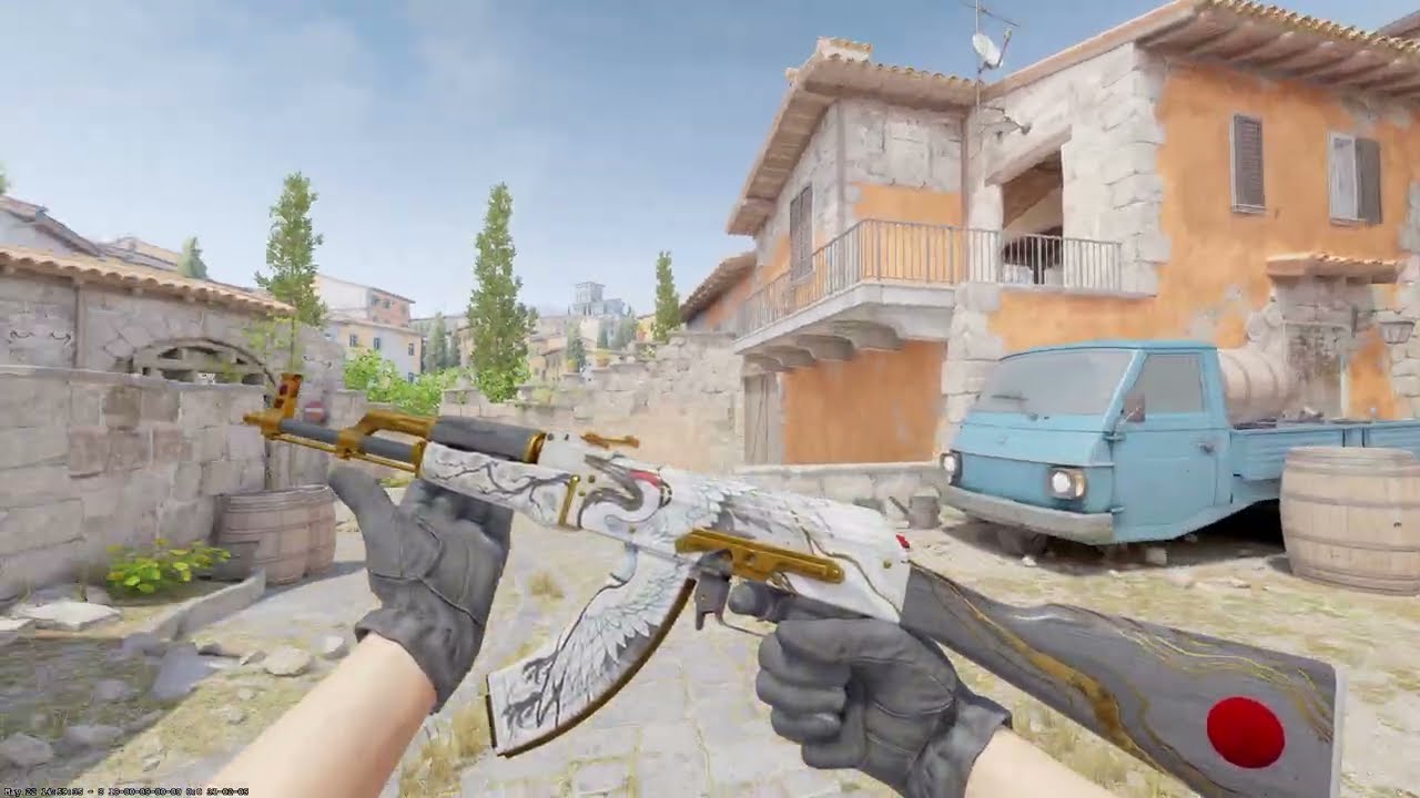 AK-47 Crane Flight (Factory New) In Game Showcase - Dead Hand Collection | CS2