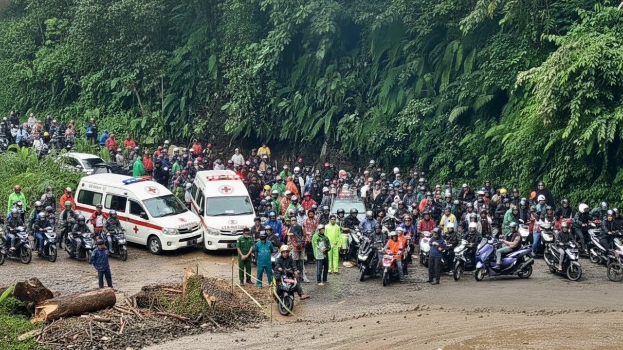 INNALILLAHI !!! RATUSAN WARGA MENANGIS, Drama Paling Terburuk Truk Hino Melintasi Tikungan Menanjak