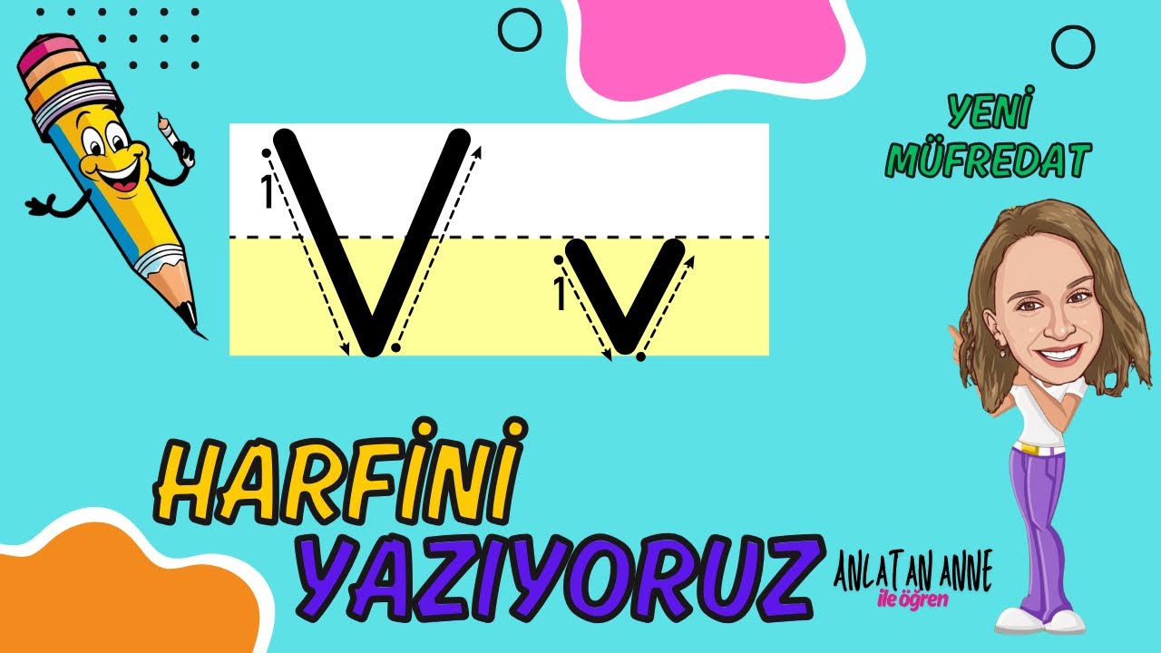 1. Sınıf “v-V” Harfinin Yazımı - V Sesini Hissetme (Yeni Müfredat) #birincisınıf #yenimüfredat