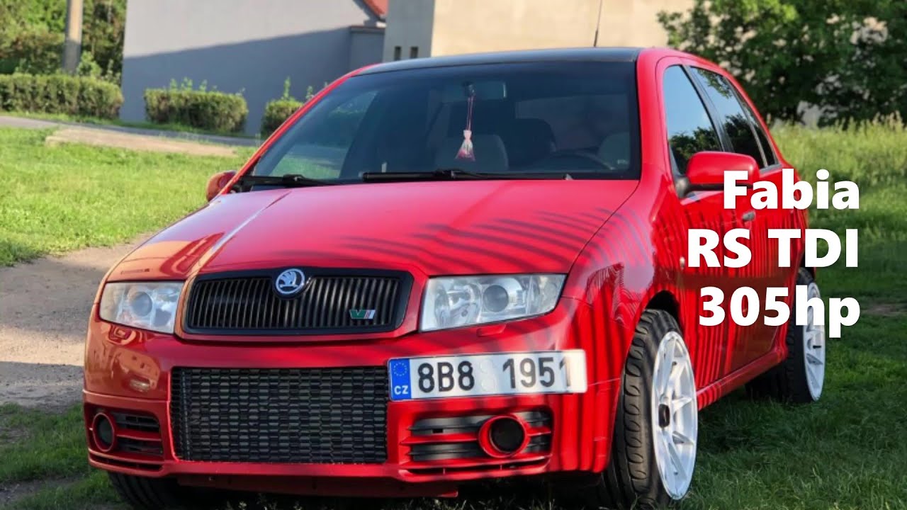 ŠKODA FABIA RS TDI 305HP @ 2566 TURBO - FIRAD 120% - SERIES CAMSHAFT @ DRAG RACE - TEST... |VORY TDI