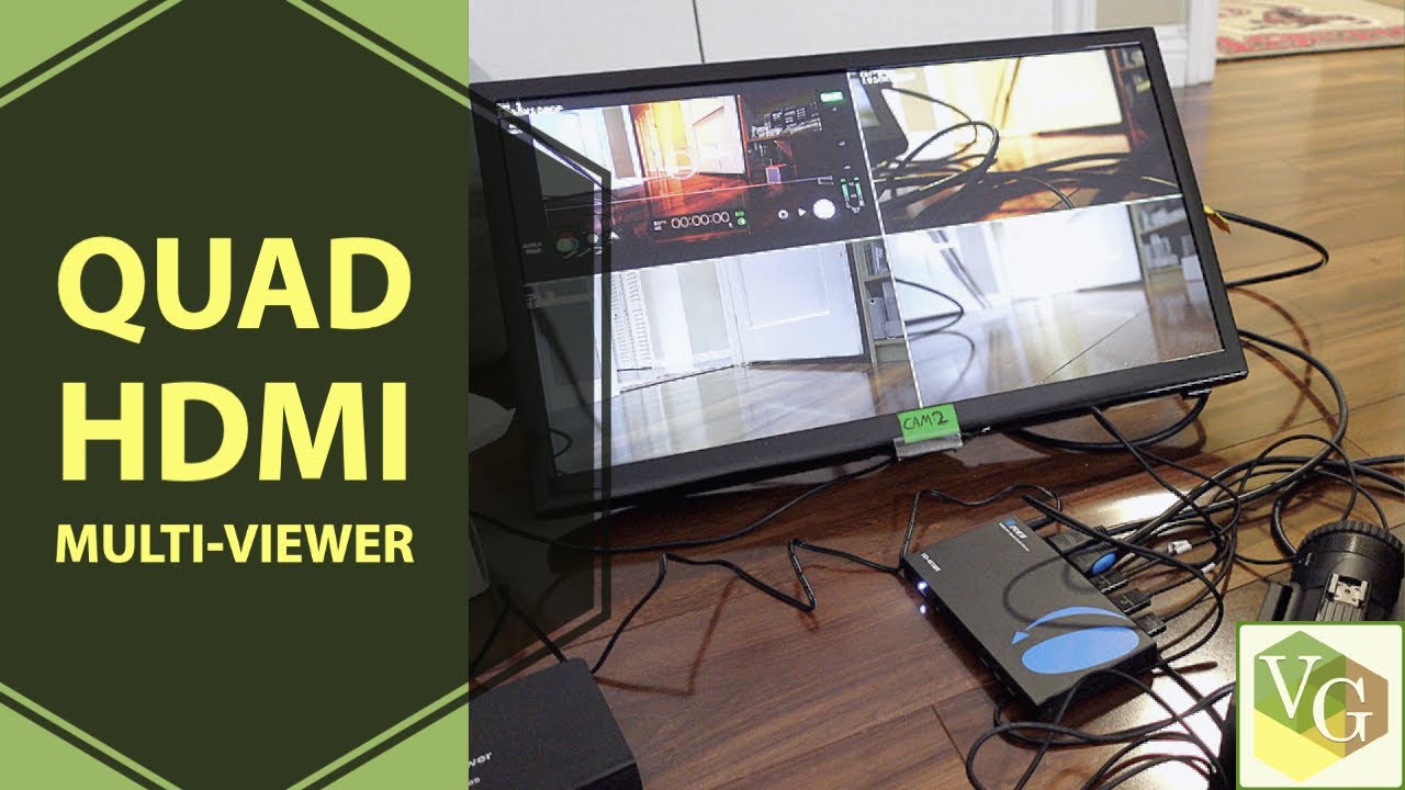 Cheap HDMI Quad Multi-Viewer for Video Production | 2020 Review 4K