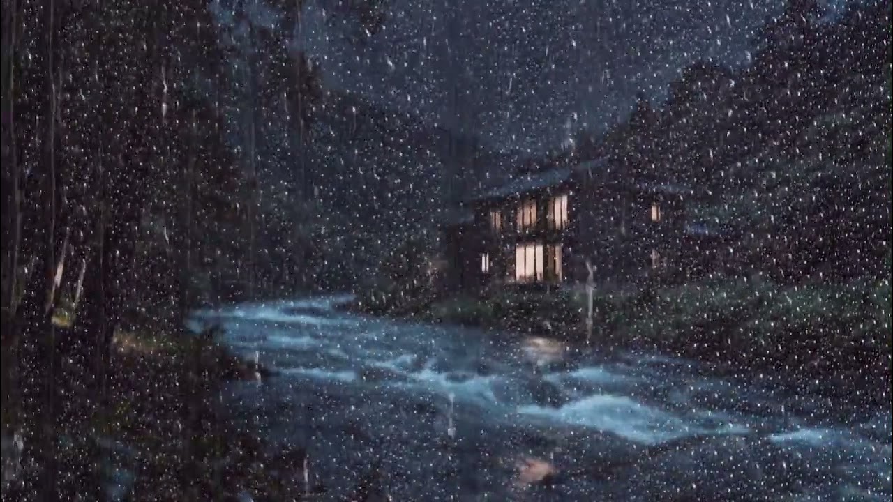 30 minutes | ASMR Rainfall accompanies you as you relax