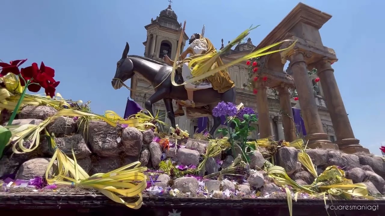 Jesús de las Palmas a su paso por Catedral #domingoderamos #2023
