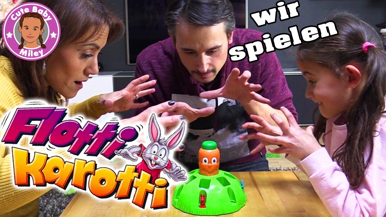 FLOTTI KAROTTI HÜPFSPIEL | JAGD NACH DER FLIEGENDEN KAROTTE | CuteBabymiley