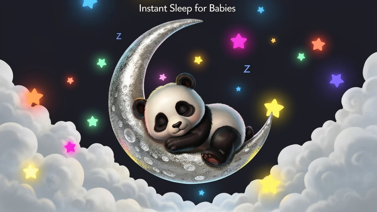 Instant Sleep for Babies: The Starry Night Calm 🌙 | 2 Hours Brown Noise & Deep Heartbeat