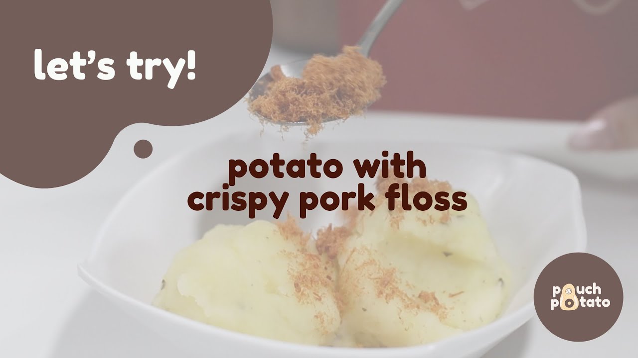 potato with crispy pork floss | LET'S TRY