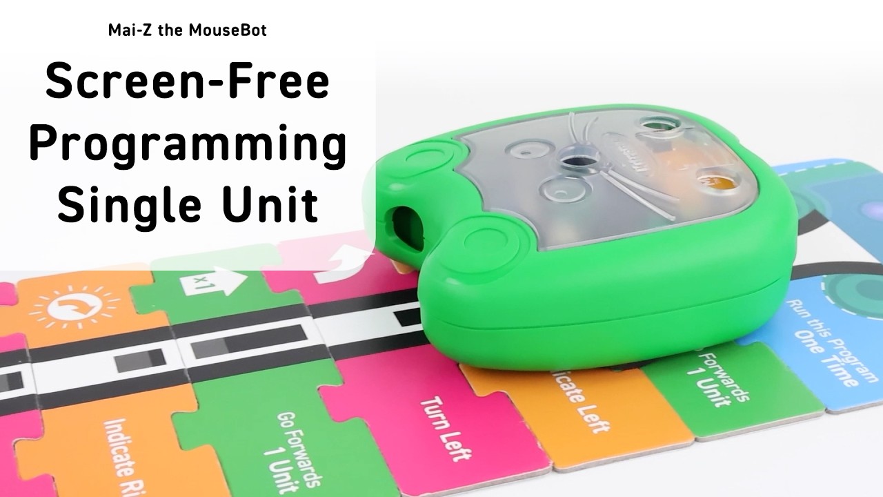 Mai-Z the MouseBot for micro:bit - Screen-Free Programming Single Unit