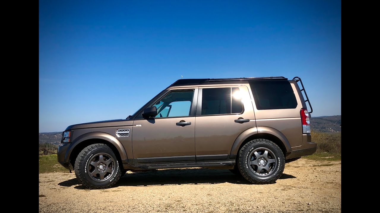 Land Rover Discovery 4   - Part 1: Oversized Spare Wheel Installation in Underfloor Carrier