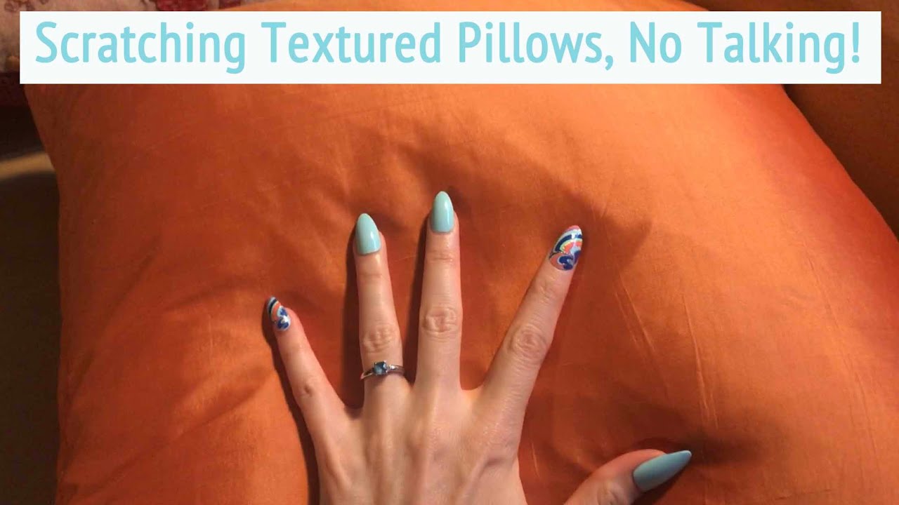 ASMR * Textured Pillow Scratching!!! * Some Tracing & Tapping * No Talking * ASMRVilla