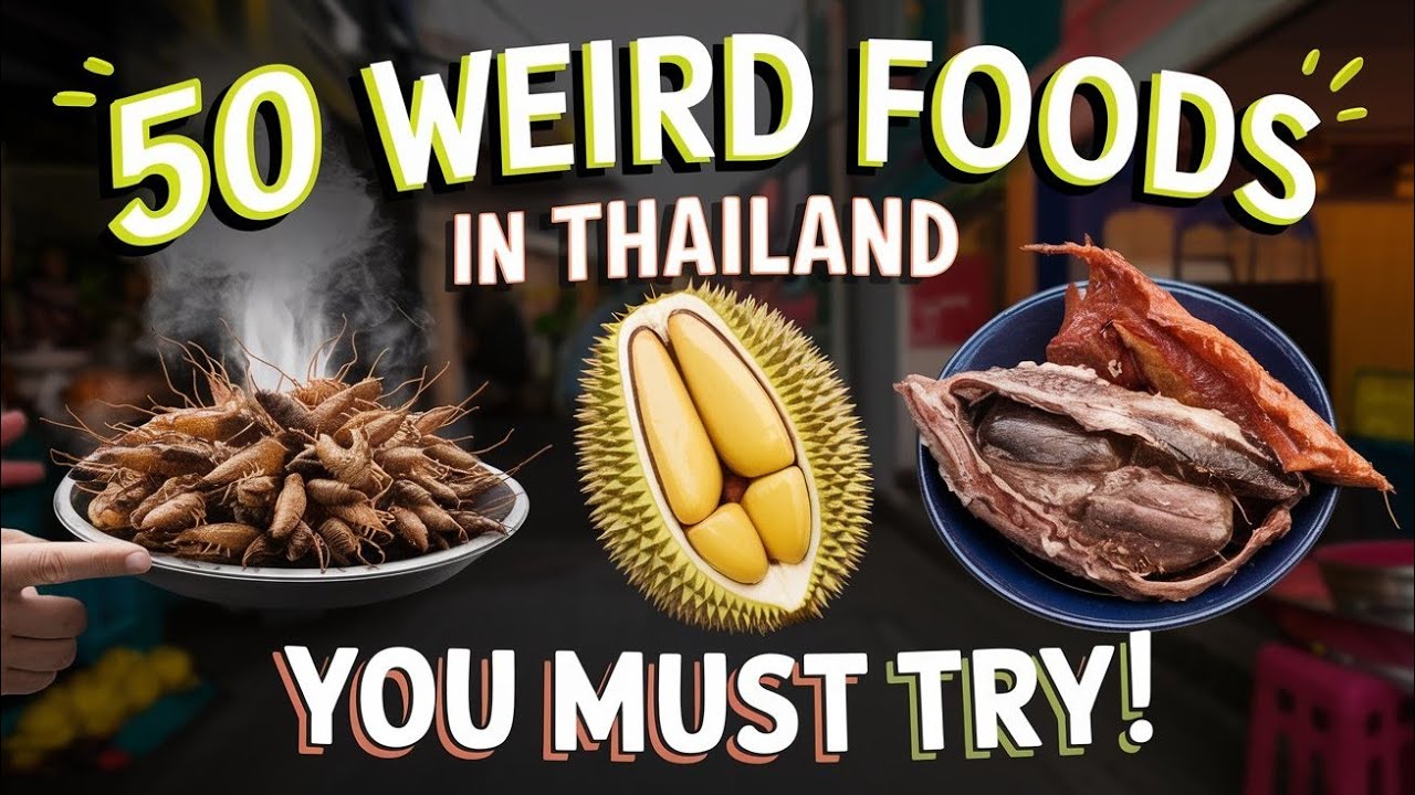 50 Weirdest Foods in Thailand You Must Try!