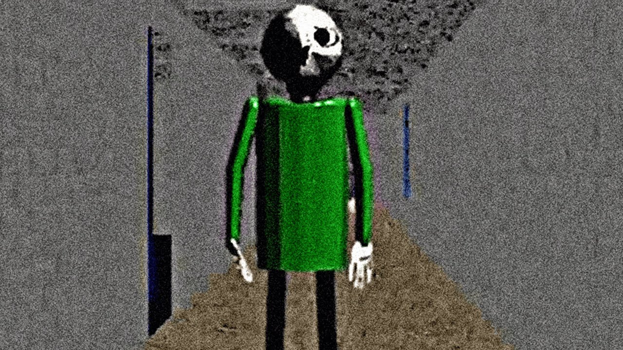 a vers&atilde;o mais bizarra de baldi's basics