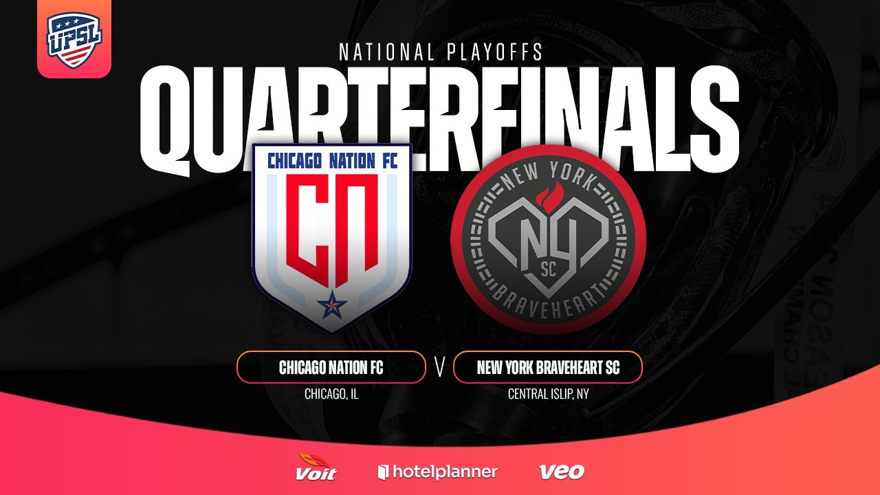 National Quarterfinals | Chicago Nation FC vs. New York Braveheart SC | 2025 Spring Season
