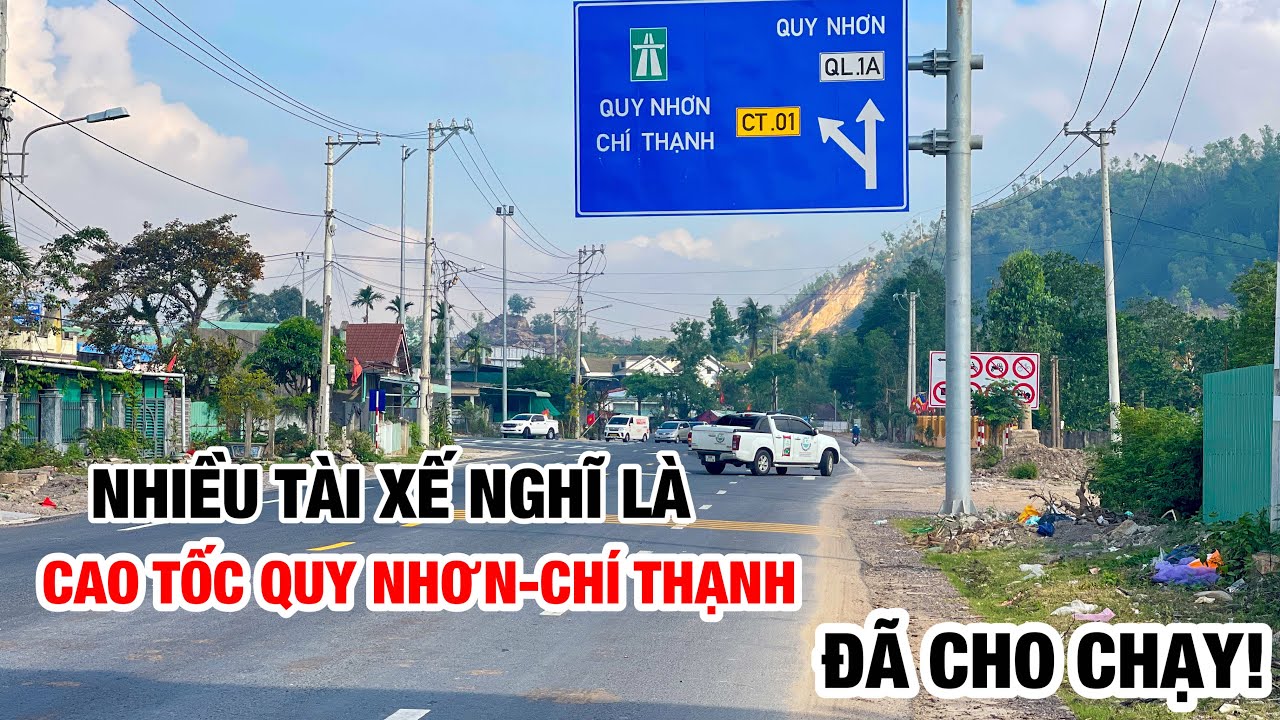 CAO TỐC QUY NHƠN - CHÍ THẠNH CHỈ CHẠY ĐƯỢC 3 KM PHÍA BẮC HẦM CÙ MÔNG