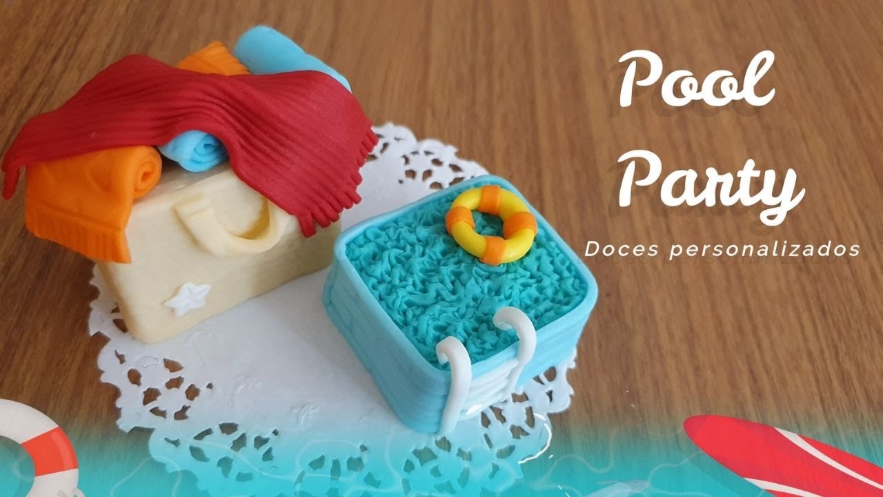 Doces personalizados Pool Party