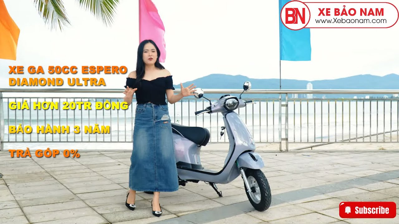 Review Xe Ga 50cc Espero Diamond Ultra (Chân Chống Điện) Giá Hơn 20 Triệu | ☎️ 0979662288 (Zalo)