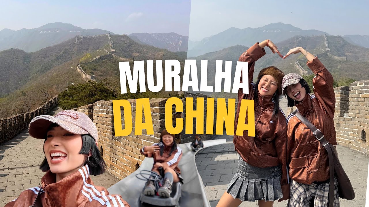 DESCI A MURALHA DA CHINA DE TOBOG&Atilde;😱🇨🇳*dicas + vlog day + excurs&atilde;o* 