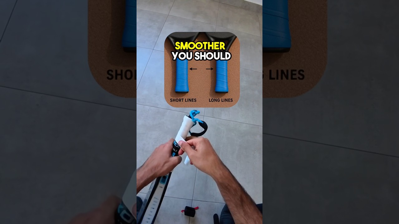 The Best Way To Put Your Overgrip on Padel Racket (Tapia Method) 👍🏻 #racketsport #pov