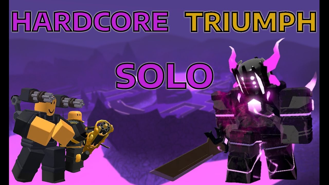 Solo HARDCORE Mode Triumph | TDS:Reanimated (OUTDATED)