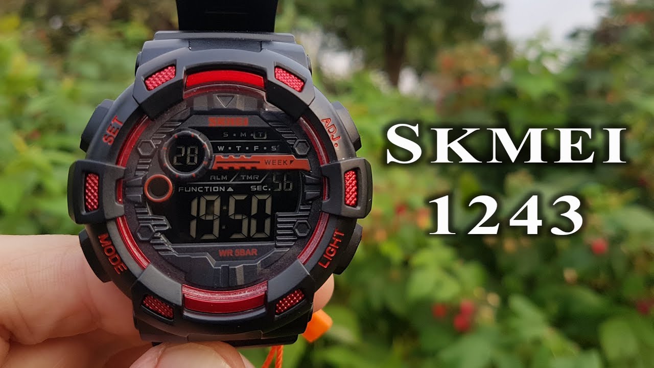 Skmei 1243 digital watch review #158