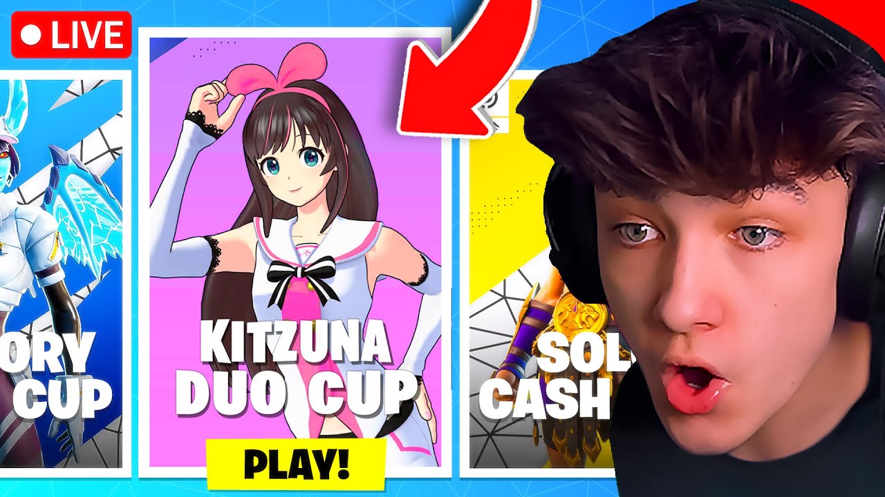 🔴LIVE! - DUO TOURNAMENT in FORTNITE! (Free Skin Early)